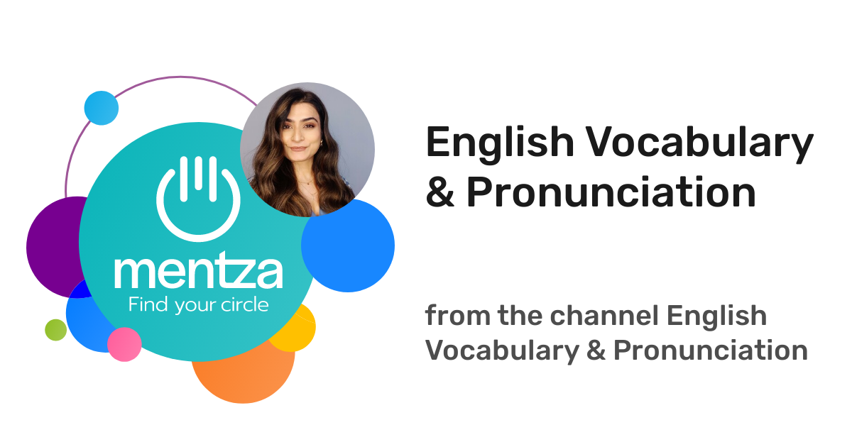 English Vocabulary & Pronunciation English Vocabulary & Pronunciation